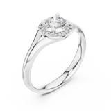 Ladies Ring LR-0214@7 - White Gold - Image