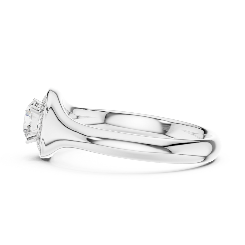 Ladies Ring LR-0214@7 - White Gold - Image