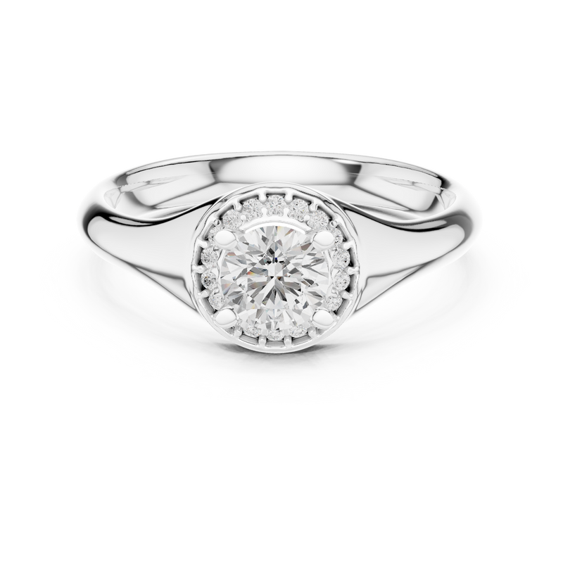 Ladies Ring LR-0214@7 - White Gold - Image