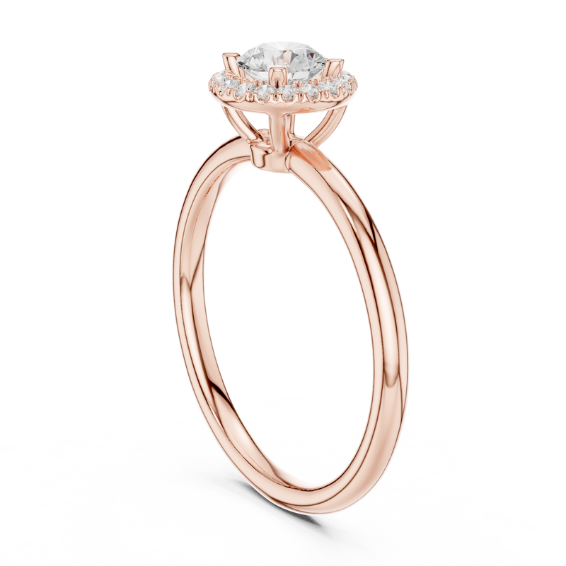 Ladies Ring LR-0215@7 - Rose Gold - Image
