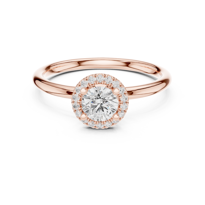 Ladies Ring LR-0215@7 - Rose Gold - Image