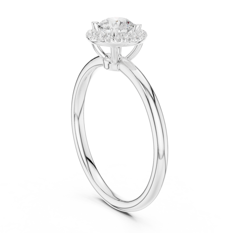 Ladies Ring LR-0215@7 - White Gold - Image