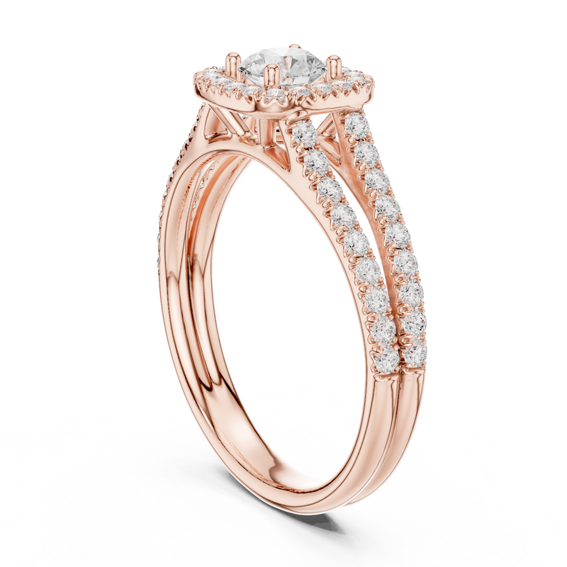 Ladies Ring LR-0217@7 - Rose Gold - Image
