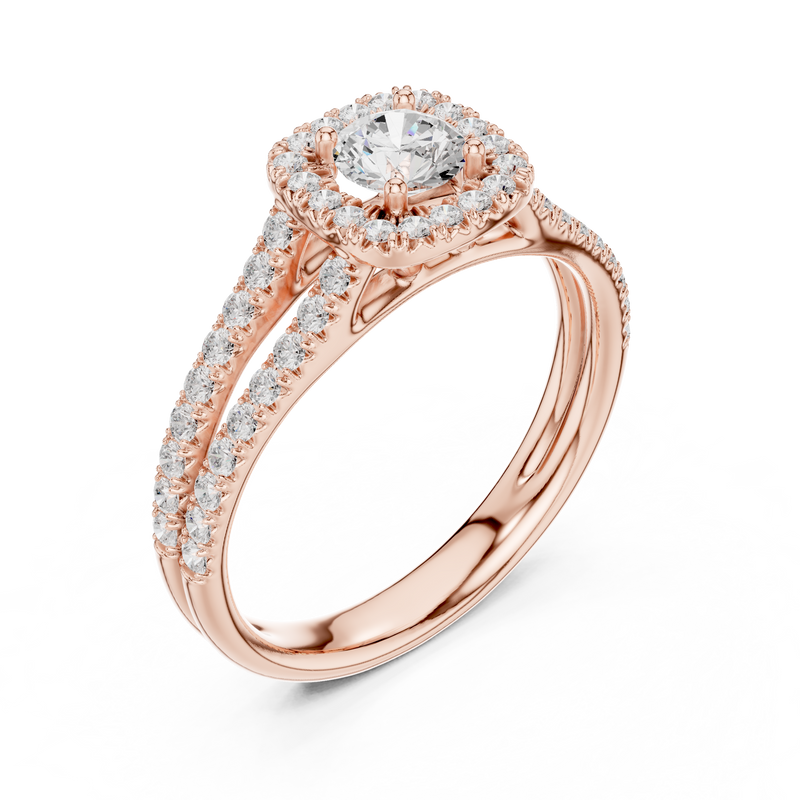 Ladies Ring LR-0217@7 - Rose Gold - Image