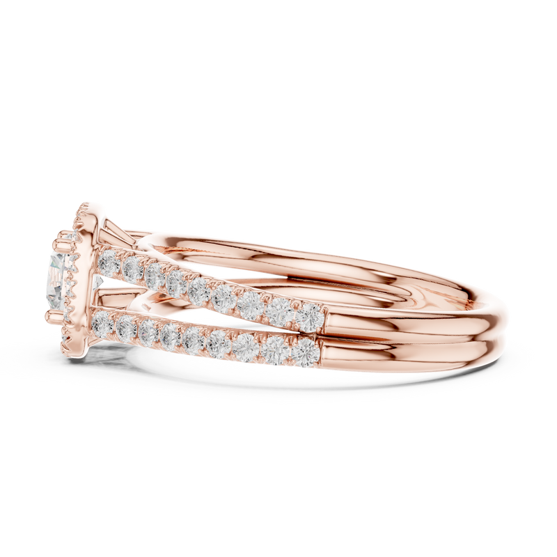 Ladies Ring LR-0217@7 - Rose Gold - Image