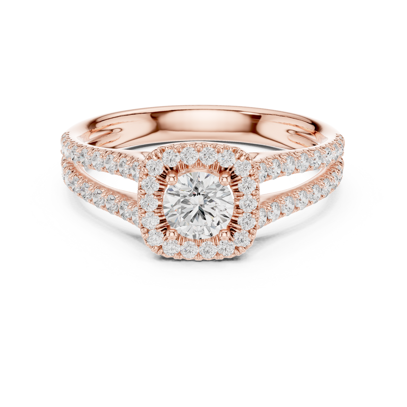 Ladies Ring LR-0217@7 - Rose Gold - Image