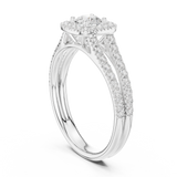 Ladies Ring LR-0217@7 - White Gold - Image