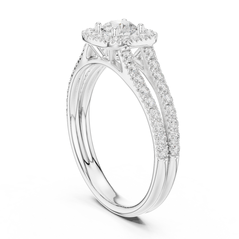 Ladies Ring LR-0217@7 - White Gold - Image