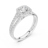 Ladies Ring LR-0217@7 - White Gold - Image
