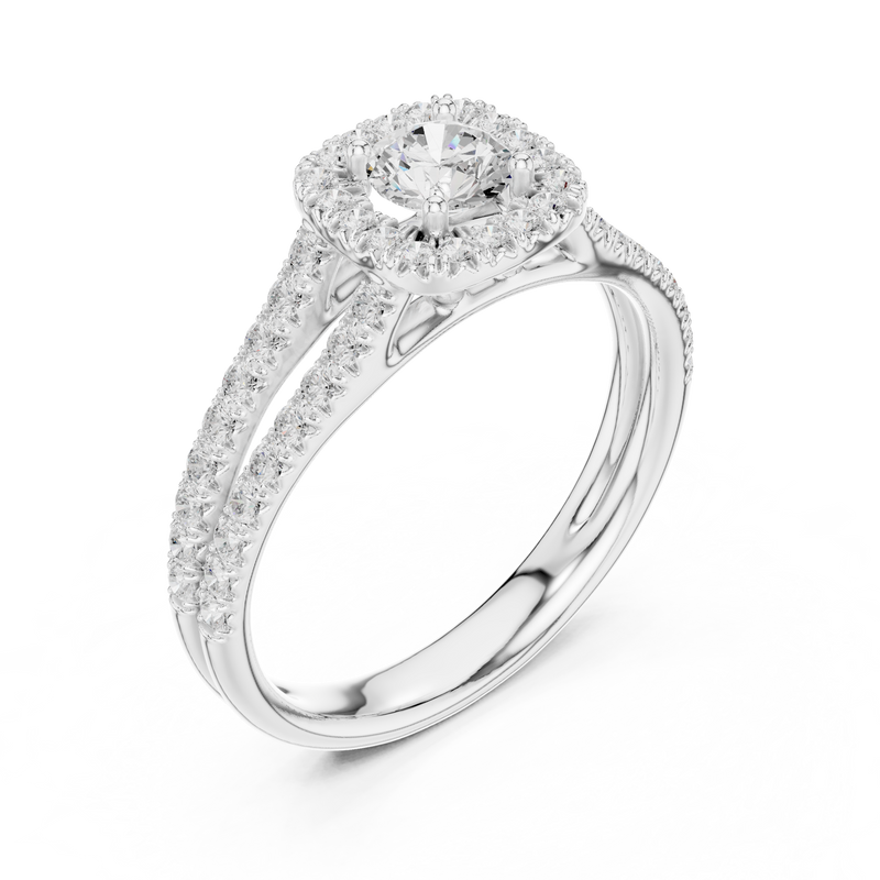 Ladies Ring LR-0217@7 - White Gold - Image