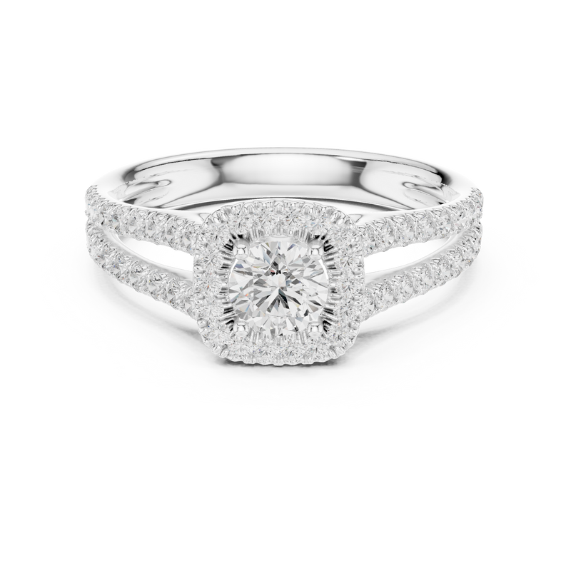 Ladies Ring LR-0217@7 - White Gold - Image
