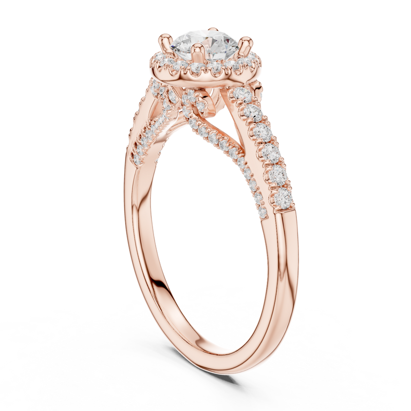 Ladies Ring LR-0218@7 - Rose Gold - Image