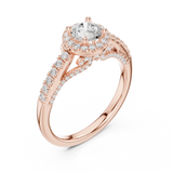 Ladies Ring LR-0218@7 - Rose Gold - Image