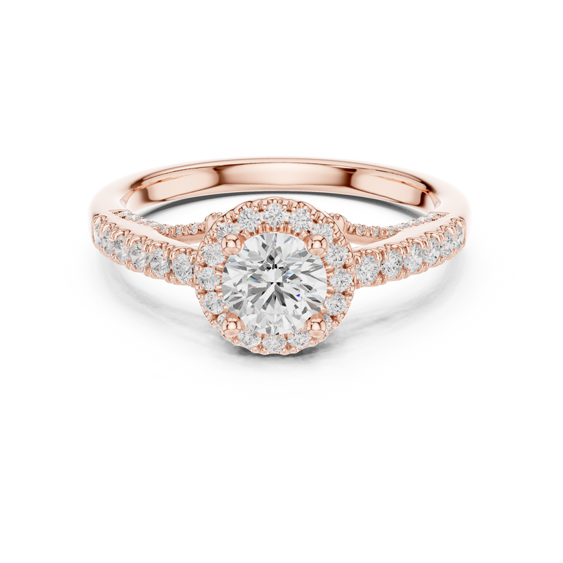Ladies Ring LR-0218@7 - Rose Gold - Image