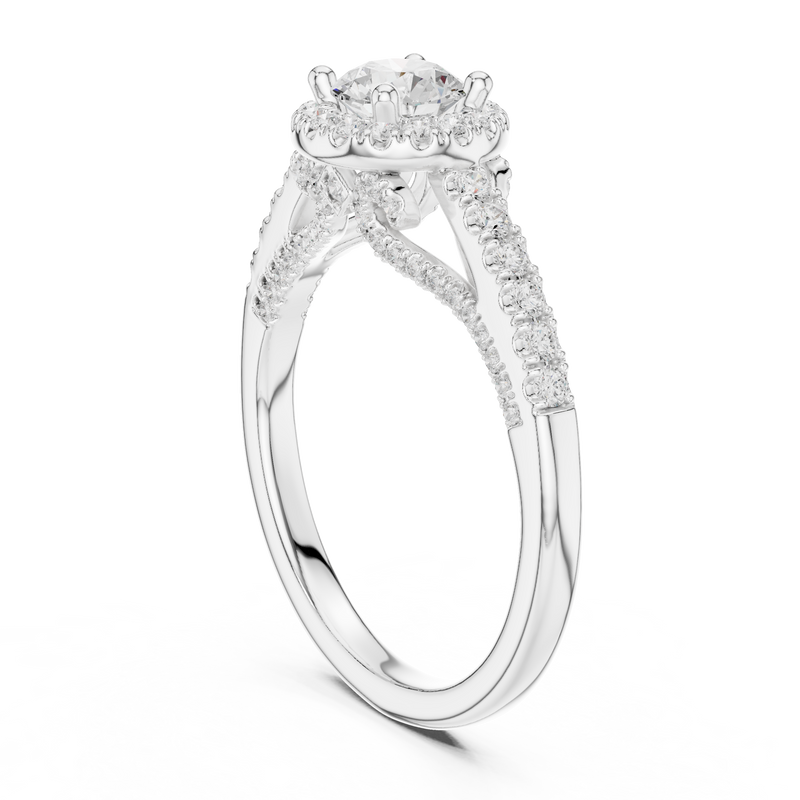 Ladies Ring LR-0218@7 - White Gold - Image
