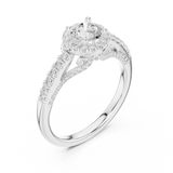 Ladies Ring LR-0218@7 - White Gold - Image