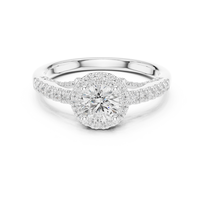 Ladies Ring LR-0218@7 - White Gold - Image