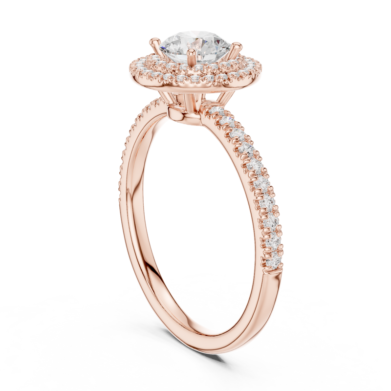 Ladies Ring LR-0219@7 - Rose Gold - Image