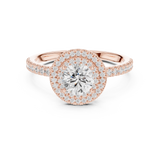 Ladies Ring LR-0219@7 - Rose Gold - Image