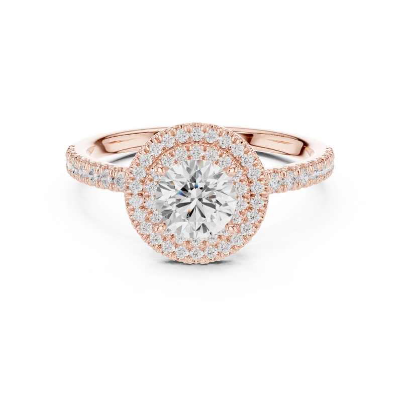 Ladies Ring LR-0219@7 - Rose Gold - Image