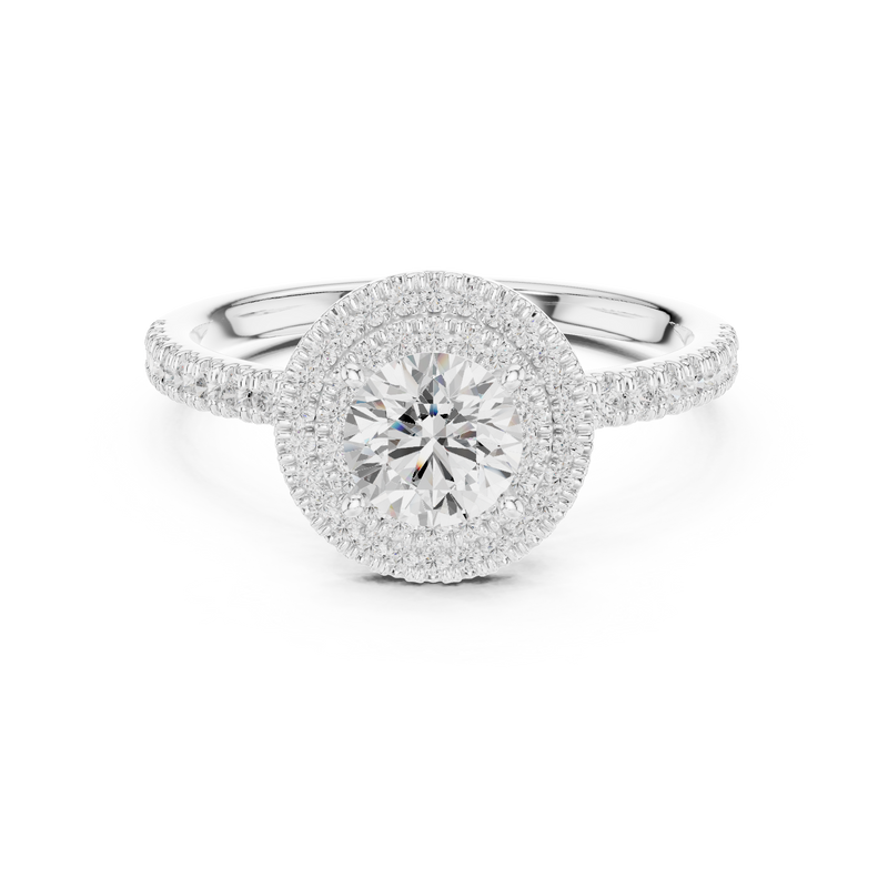 Ladies Ring LR-0219@7 - White Gold - Image