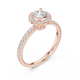 Ladies Ring LR-0220@7 - Rose Gold - Image