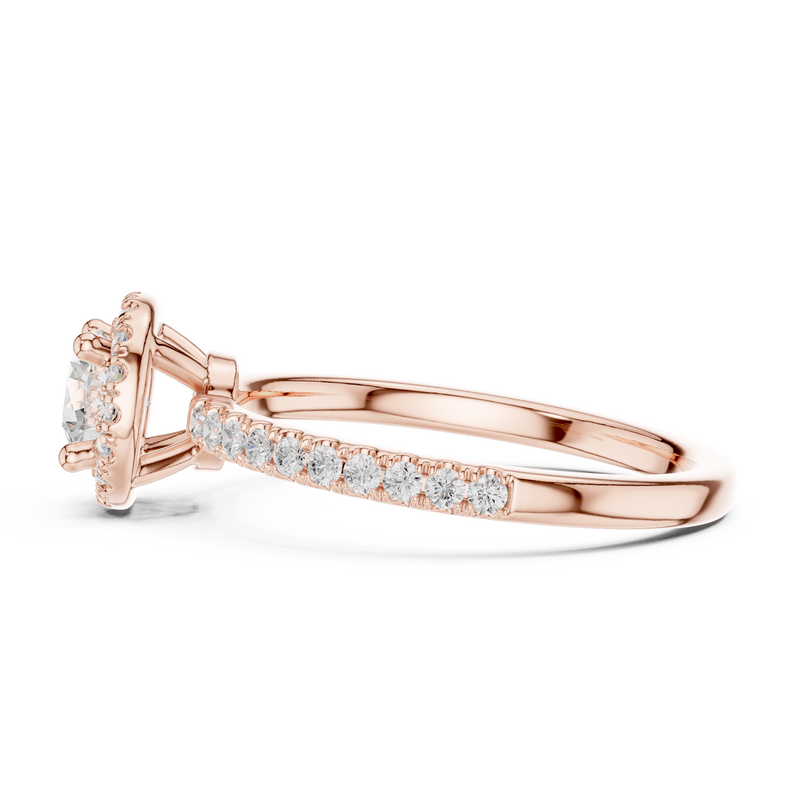 Ladies Ring LR-0220@7 - Rose Gold - Image