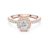 Ladies Ring LR-0220@7 - Rose Gold - Image