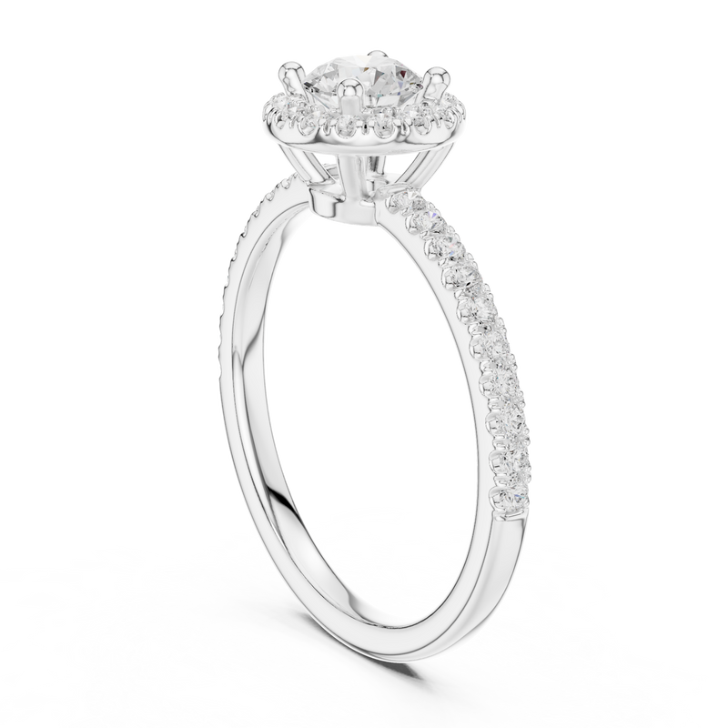 Ladies Ring LR-0220@7 - White Gold - Image