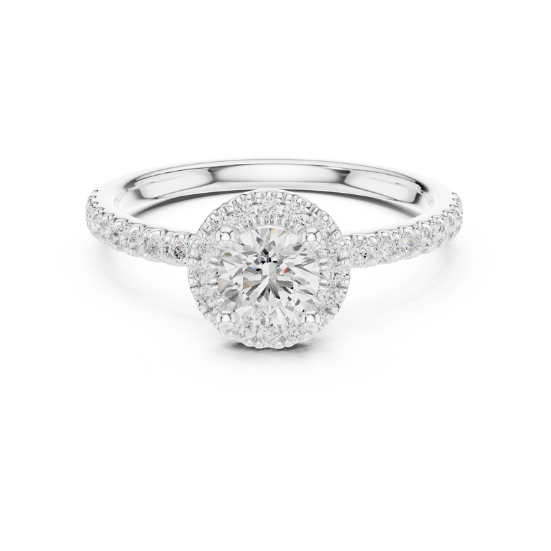 Ladies Ring LR-0220@7 - White Gold - Image