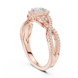 Ladies Ring LR-0222@7 - Rose Gold - Image