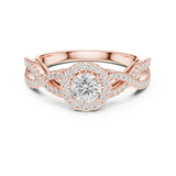Ladies Ring LR-0222@7 - Rose Gold - Image