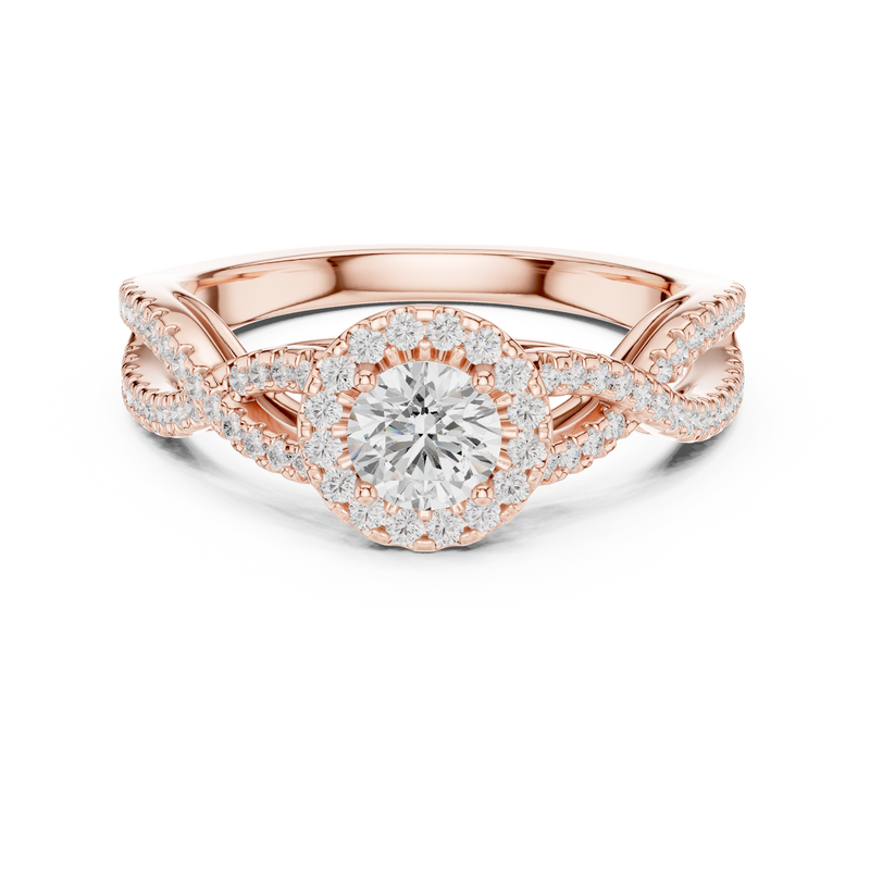 Ladies Ring LR-0222@7 - Rose Gold - Image