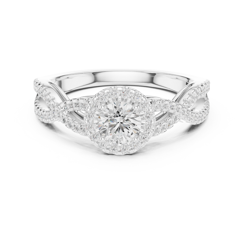 Ladies Ring LR-0222@7 - White Gold - Image