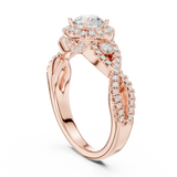 Ladies Ring LR-0223@7 - Rose Gold - Image