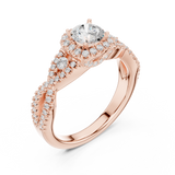 Ladies Ring LR-0223@7 - Rose Gold - Image