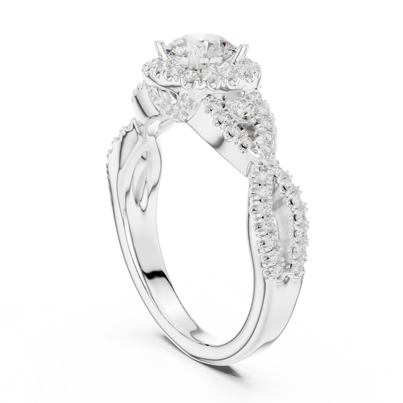 Ladies Ring LR-0223@7 - White Gold - Image