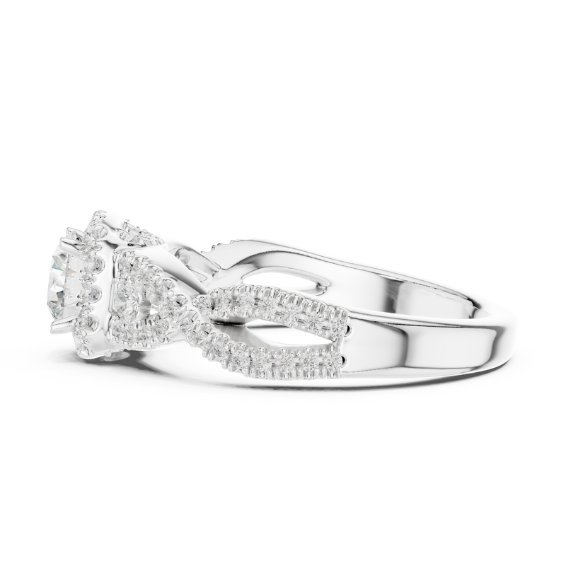 Ladies Ring LR-0223@7 - White Gold - Image