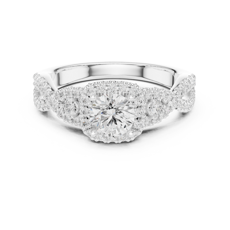 Ladies Ring LR-0223@7 - White Gold - Image