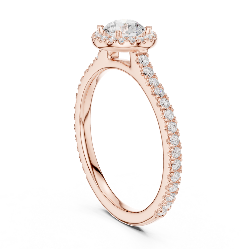 Ladies Ring LR-0224@7 - Rose Gold - Image