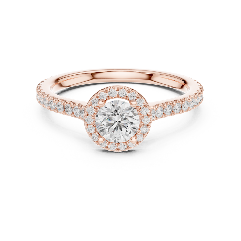 Ladies Ring LR-0224@7 - Rose Gold - Image