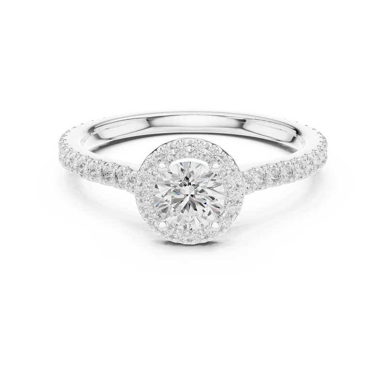 Ladies Ring LR-0224@7 - White Gold - Image