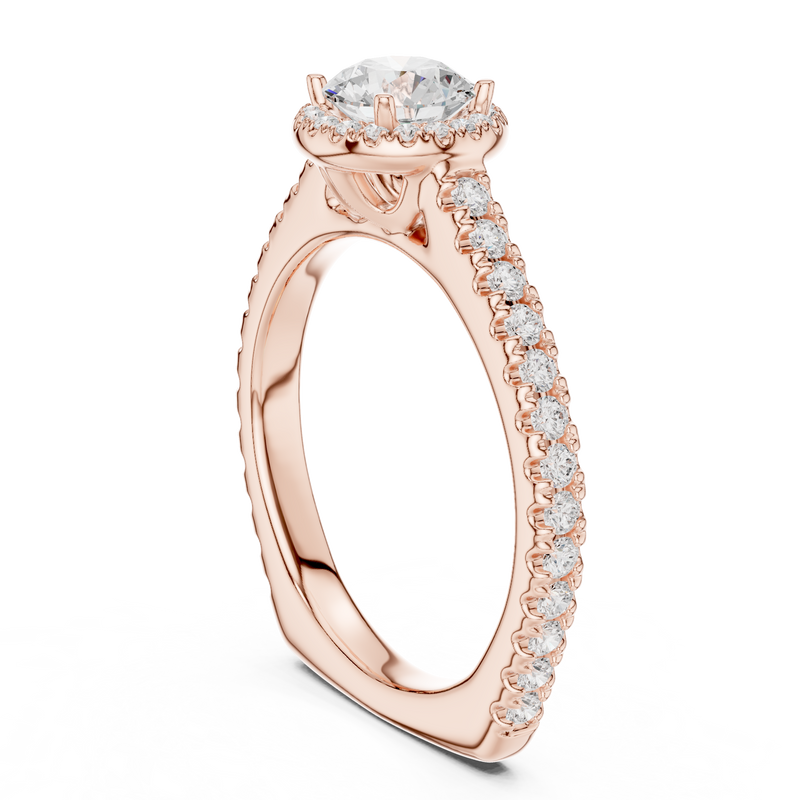 Ladies Ring LR-0225@7 - Rose Gold - Image