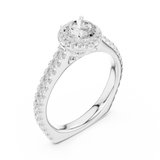 Ladies Ring LR-0225@7 - White Gold - Image