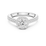 Ladies Ring LR-0225@7 - White Gold - Image