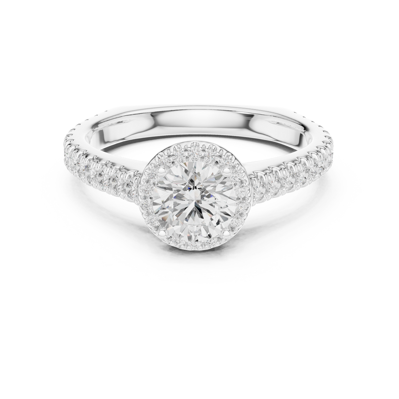 Ladies Ring LR-0225@7 - White Gold - Image