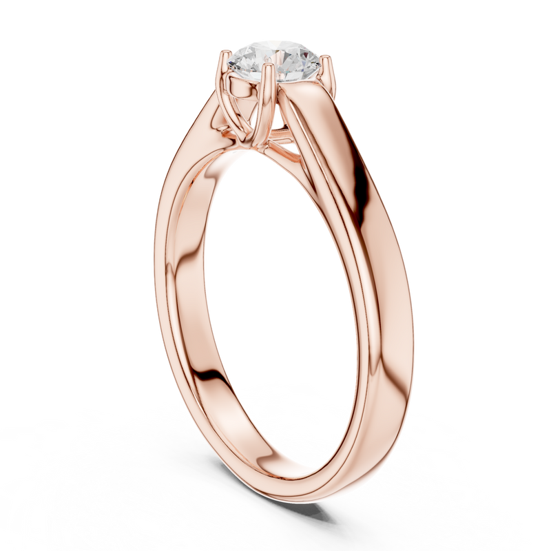 Ladies Ring LR-0229@7 - Rose Gold - Image