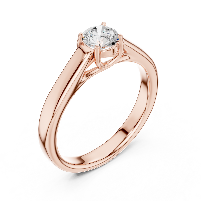 Ladies Ring LR-0229@7 - Rose Gold - Image