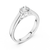 Ladies Ring LR-0229@7 - White Gold - Image