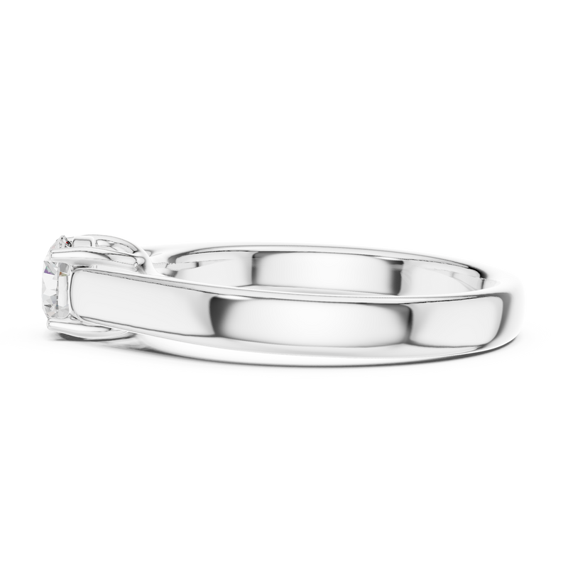 Ladies Ring LR-0229@7 - White Gold - Image